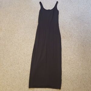 Express gray maxi tank dress sz small